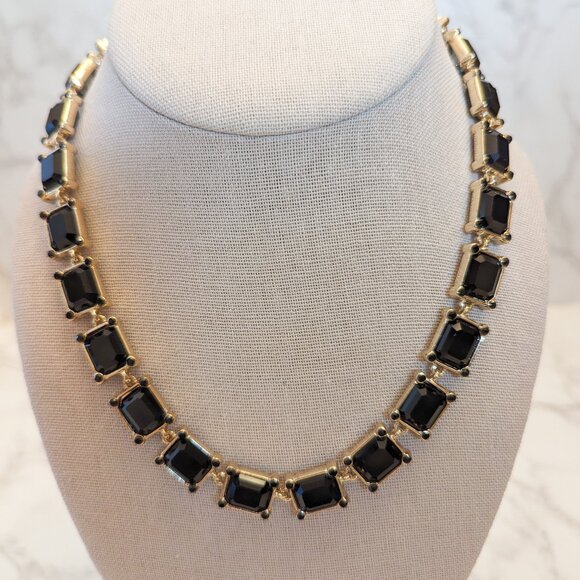 White House Black Market Reversible Goldtone Necklace - Picture 8 of 8